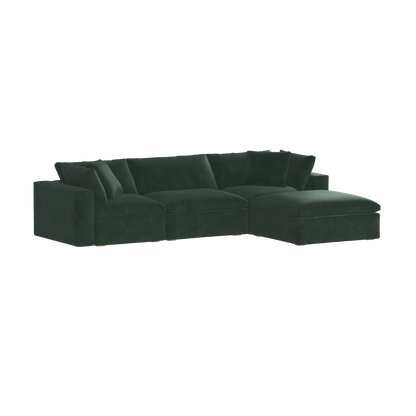 Ari three seater modular corner Sofa With Full Fabric Customisation