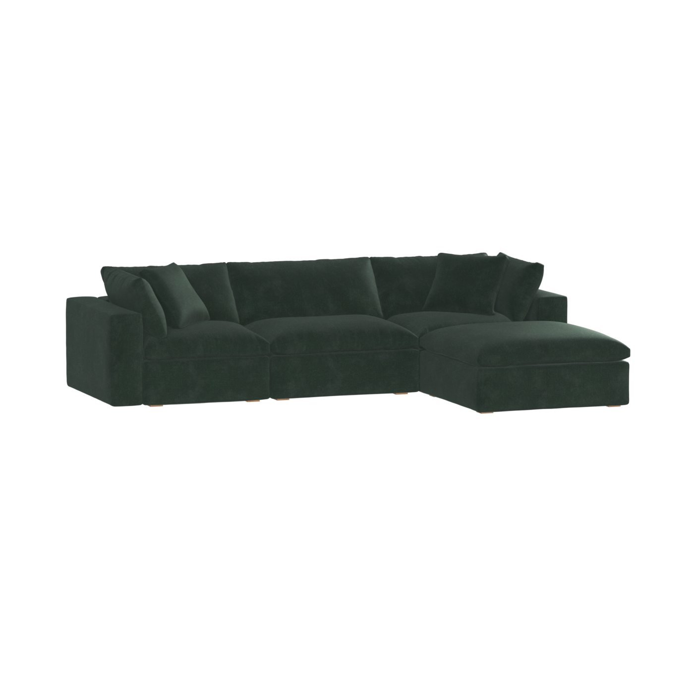 Ari three seater modular corner Sofa With Full Fabric Customisation