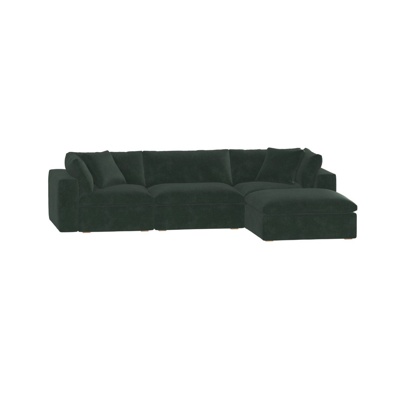 Ari three seater modular corner Sofa With Full Fabric Customisation
