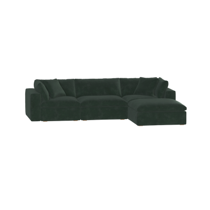 Ari three seater modular corner Sofa With Full Fabric Customisation