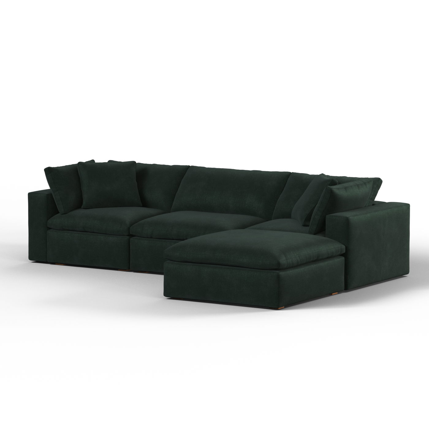 Ari three seater modular corner Sofa With Full Fabric Customisation