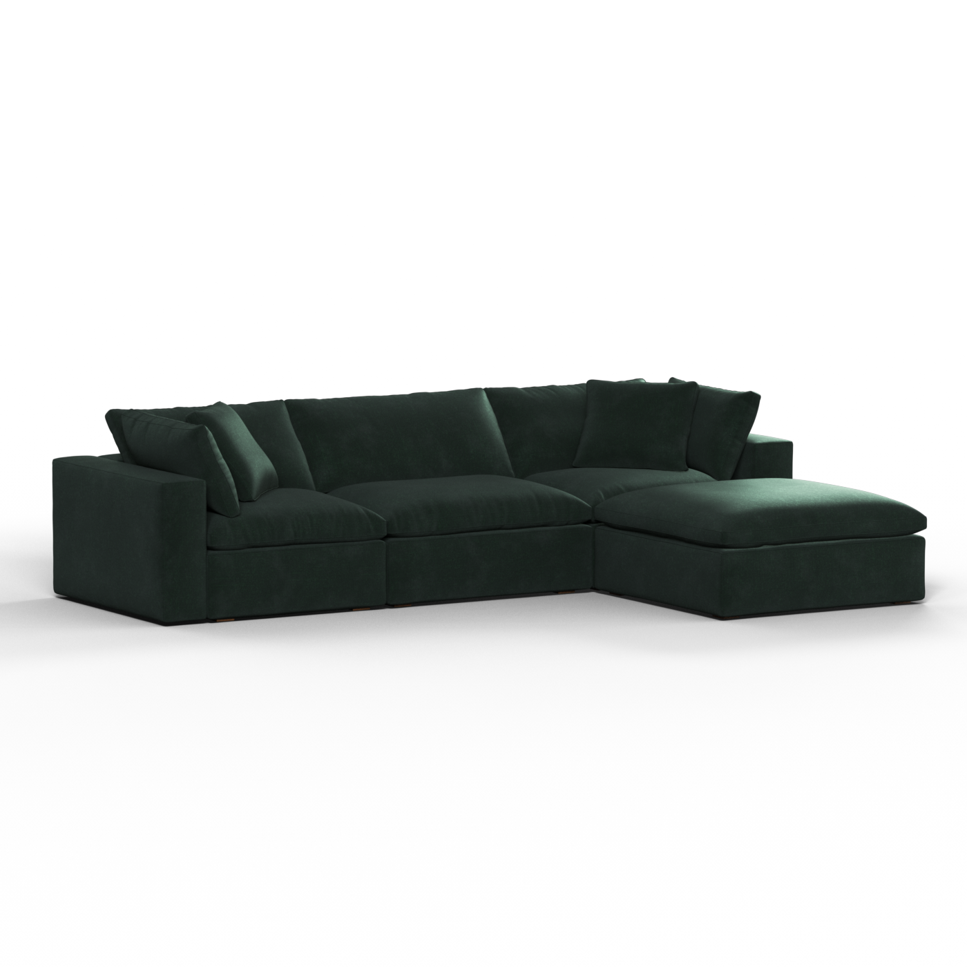 Ari three seater modular corner Sofa With Full Fabric Customisation