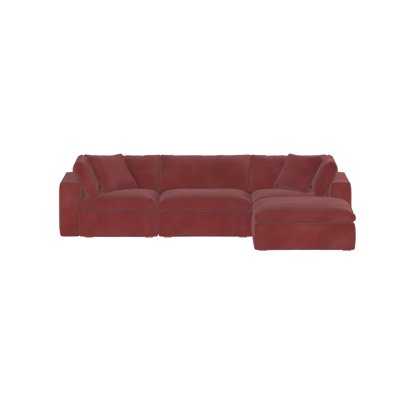 Ari three seater modular corner Sofa With Full Fabric Customisation