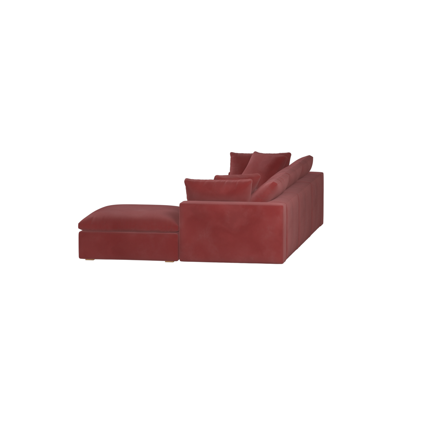 Ari three seater modular corner Sofa With Full Fabric Customisation