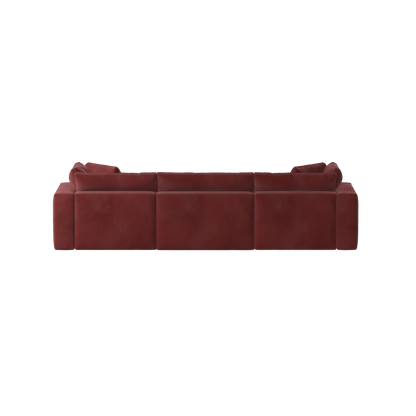 Ari three seater modular corner Sofa With Full Fabric Customisation