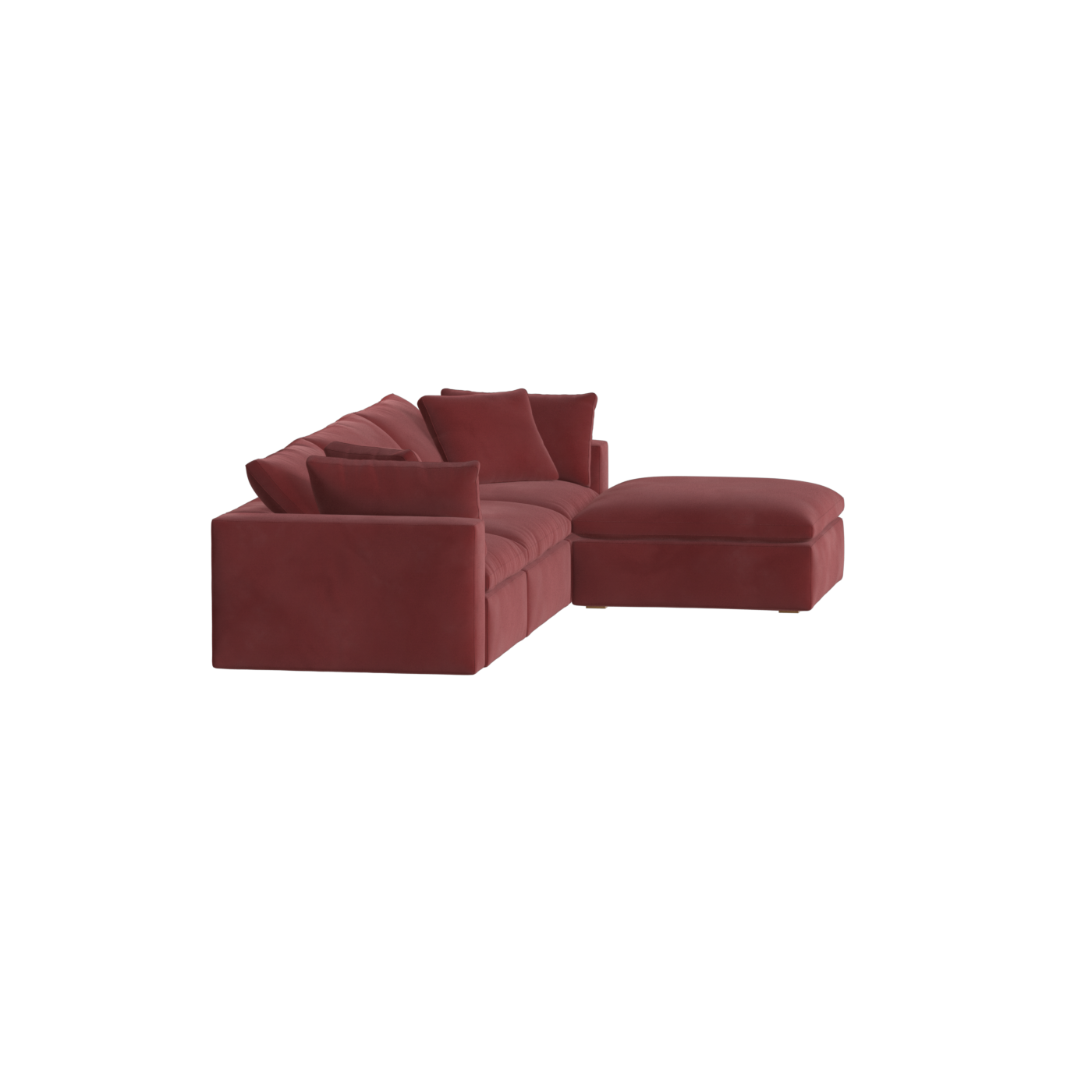 Ari three seater modular corner Sofa With Full Fabric Customisation