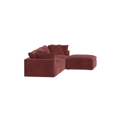 Ari three seater modular corner Sofa With Full Fabric Customisation