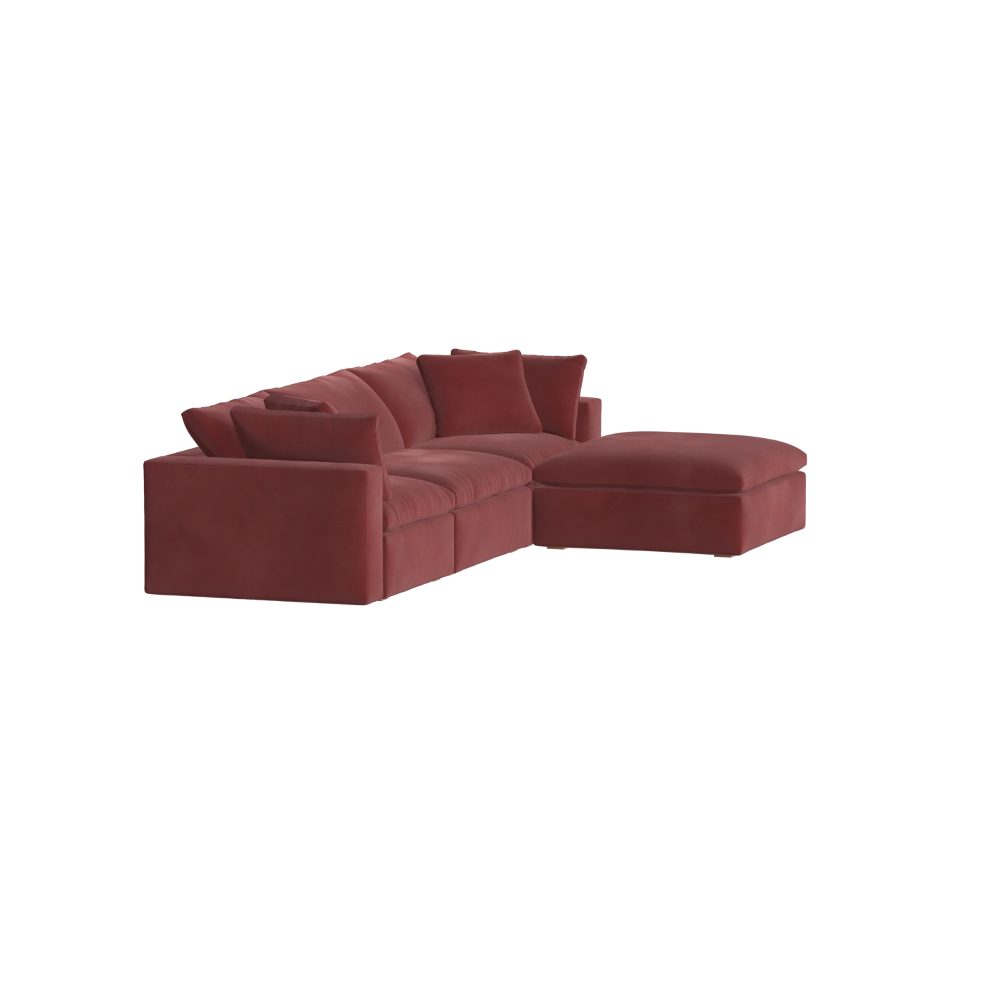 Ari three seater modular corner Sofa With Full Fabric Customisation