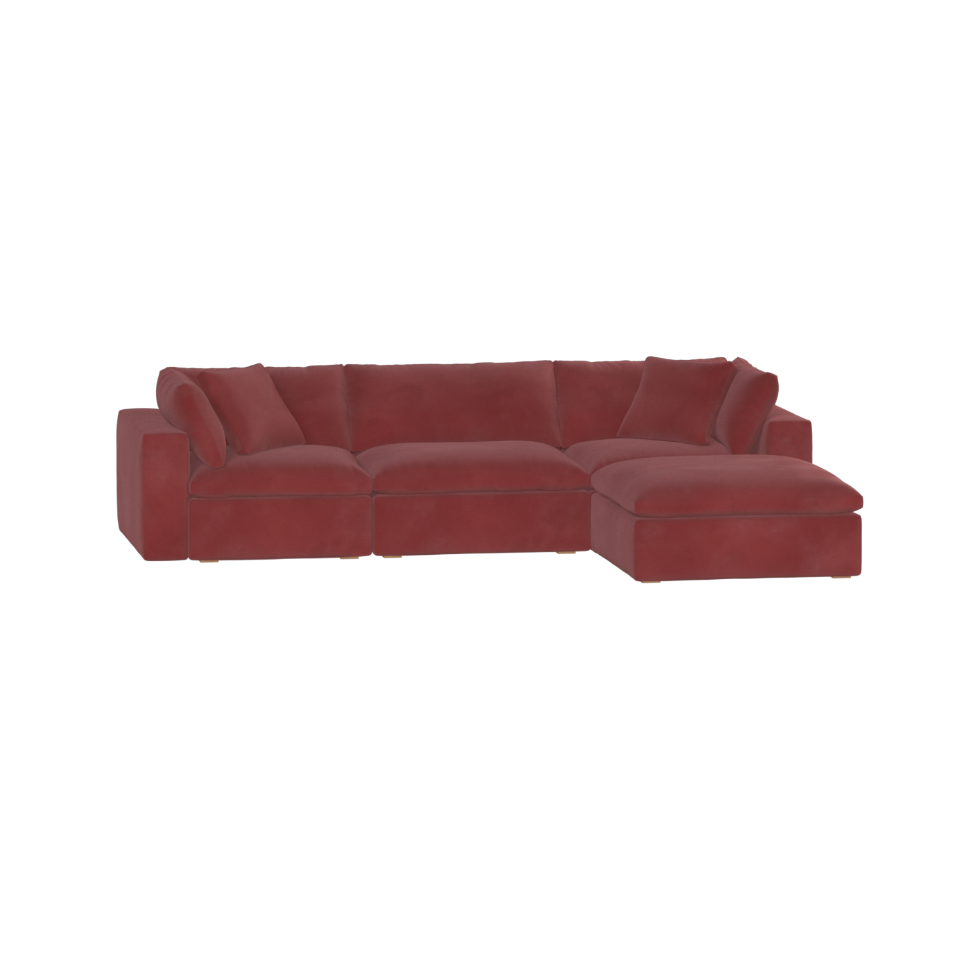 Ari three seater modular corner Sofa With Full Fabric Customisation