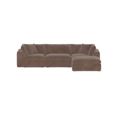 Ari three seater modular corner Sofa With Full Fabric Customisation