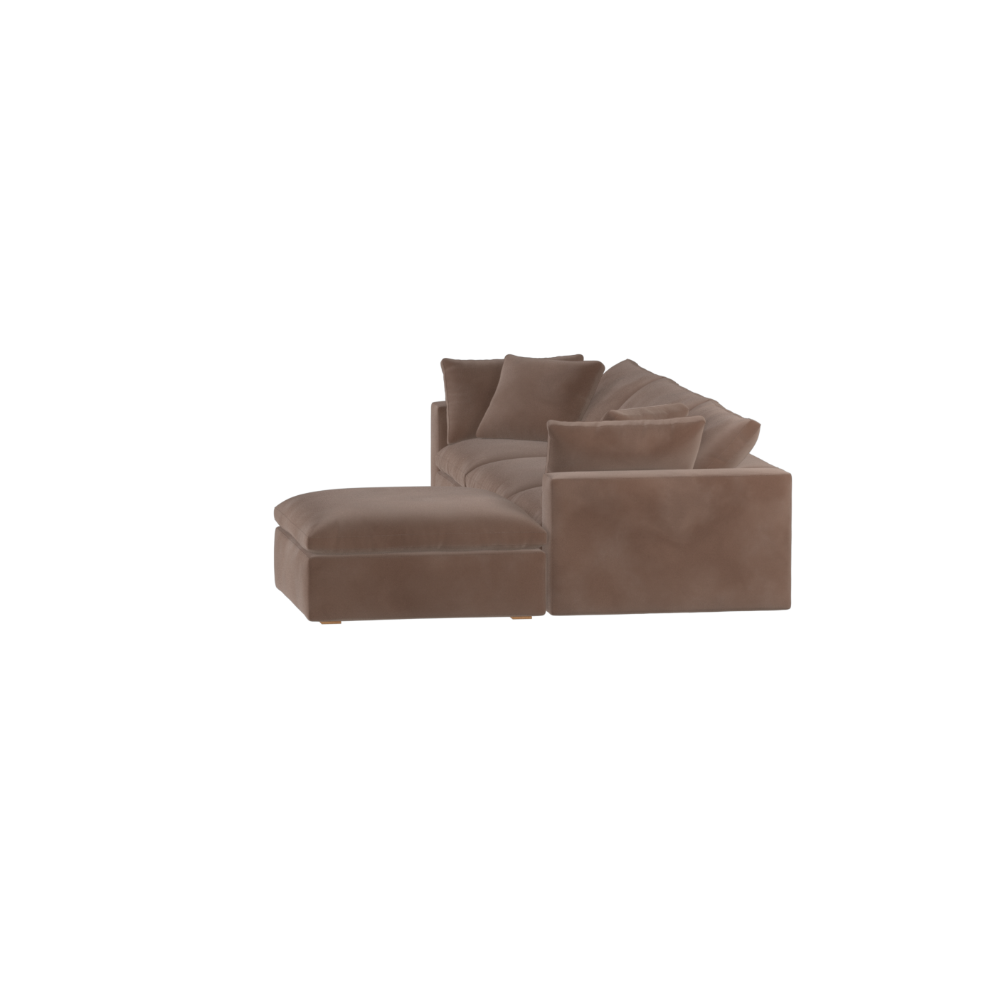 Ari three seater modular corner Sofa With Full Fabric Customisation