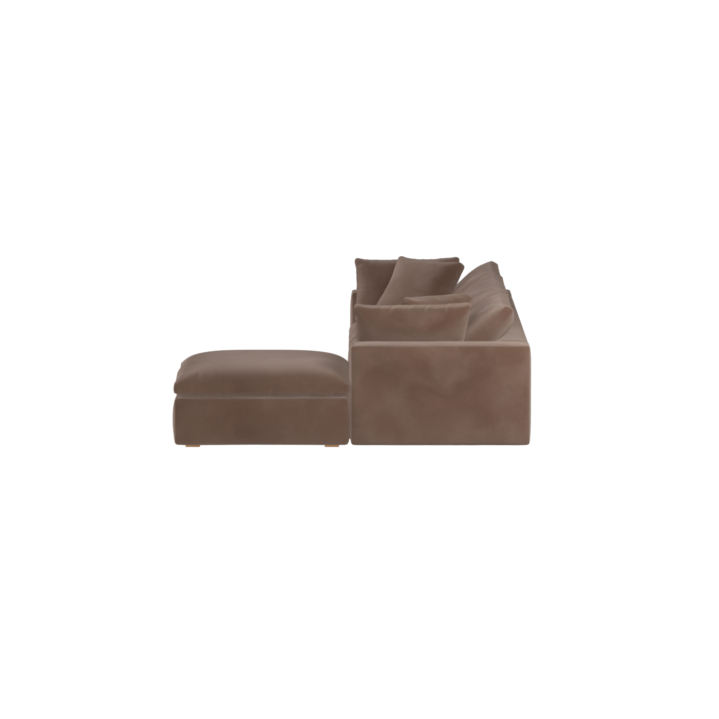 Ari three seater modular corner Sofa With Full Fabric Customisation