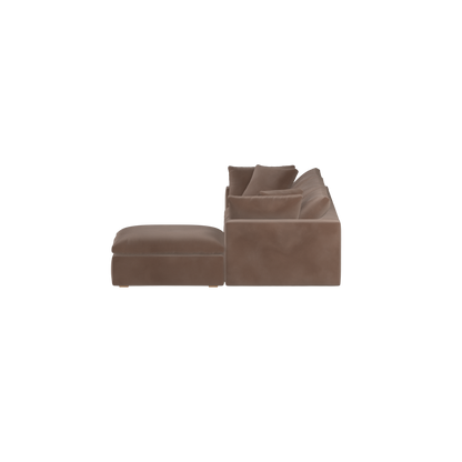Ari three seater modular corner Sofa With Full Fabric Customisation