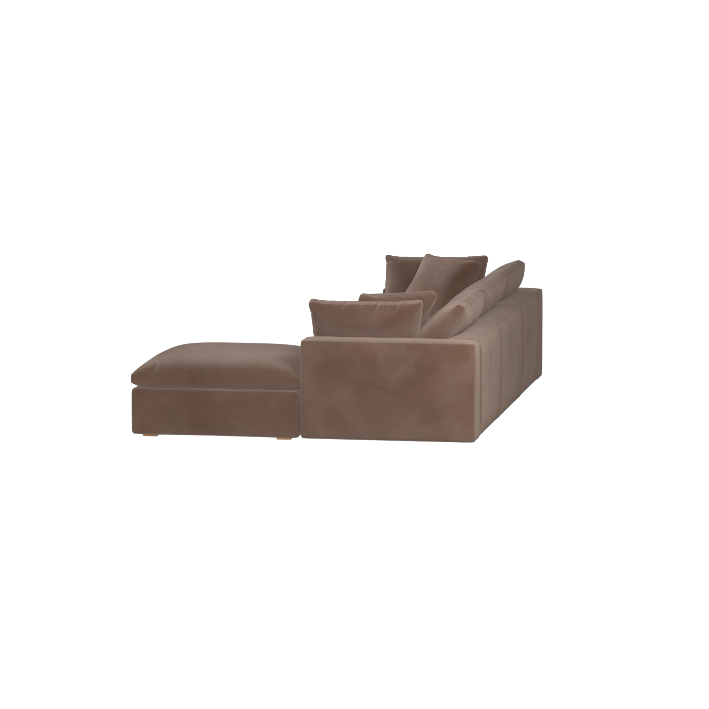 Ari three seater modular corner Sofa With Full Fabric Customisation