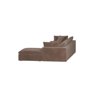 Ari three seater modular corner Sofa With Full Fabric Customisation