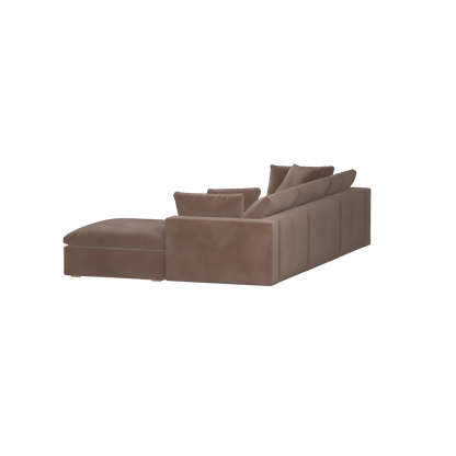 Ari three seater modular corner Sofa With Full Fabric Customisation