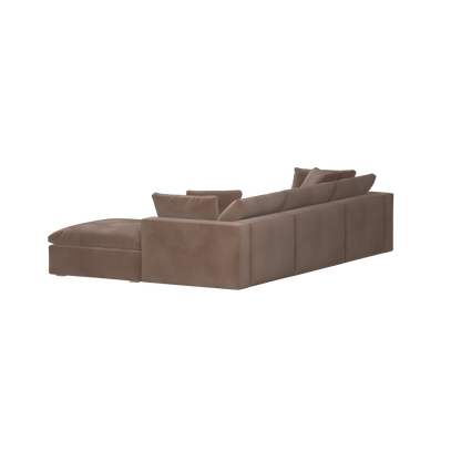 Ari three seater modular corner Sofa With Full Fabric Customisation