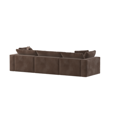 Ari three seater modular corner Sofa With Full Fabric Customisation