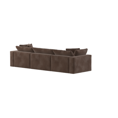 Ari three seater modular corner Sofa With Full Fabric Customisation