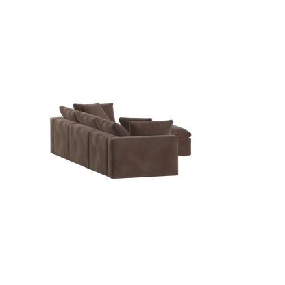 Ari three seater modular corner Sofa With Full Fabric Customisation