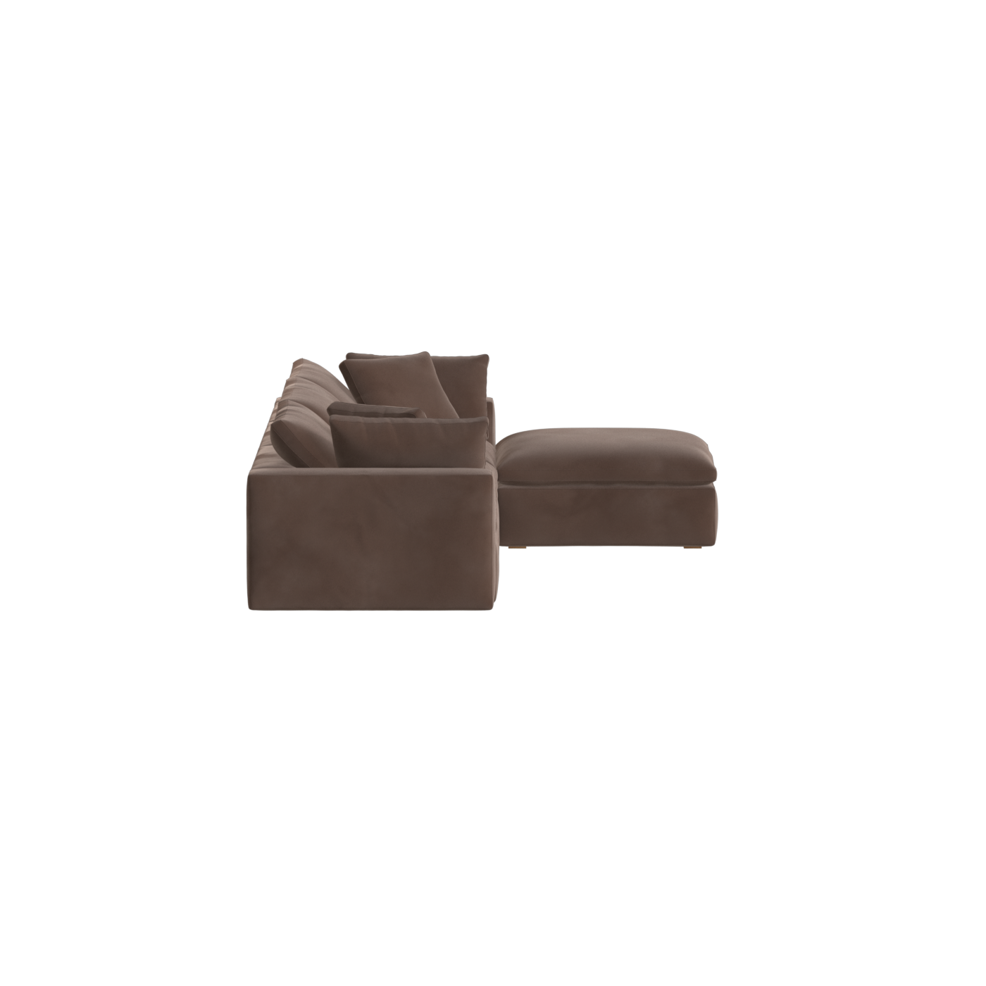 Ari three seater modular corner Sofa With Full Fabric Customisation