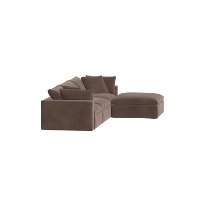 Ari three seater modular corner Sofa With Full Fabric Customisation