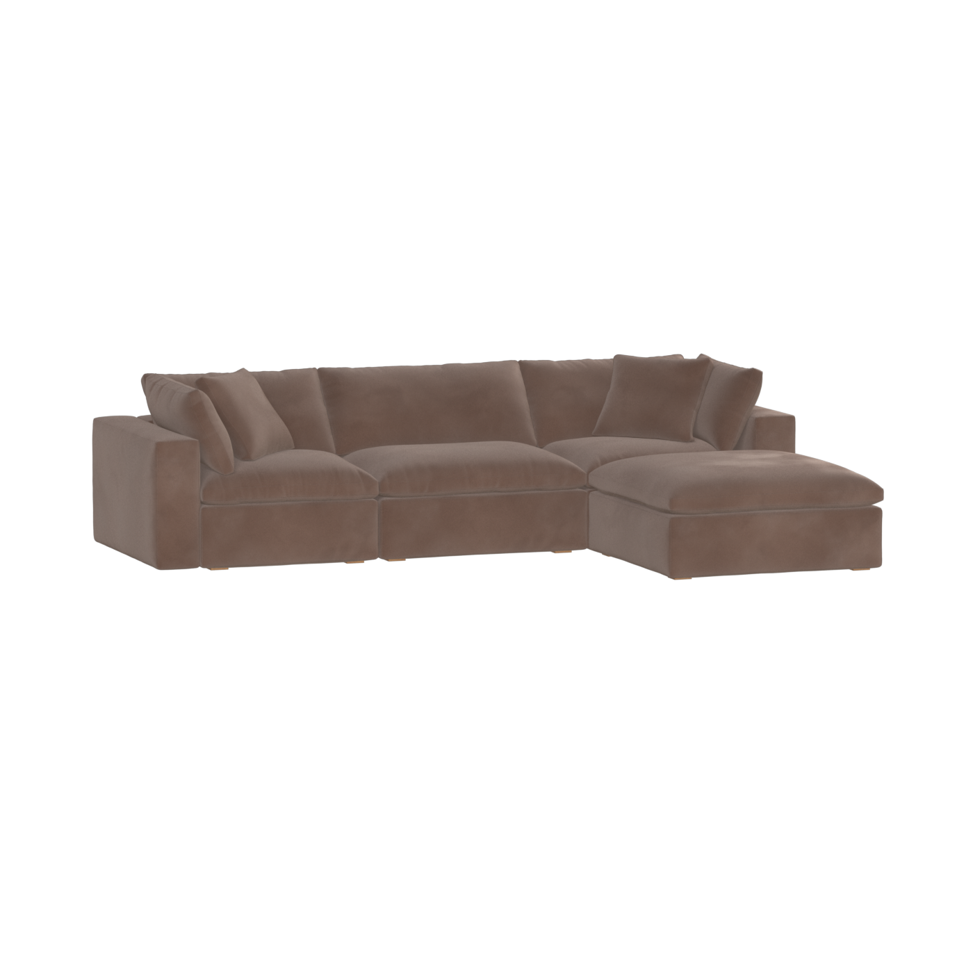 Ari three seater modular corner Sofa With Full Fabric Customisation