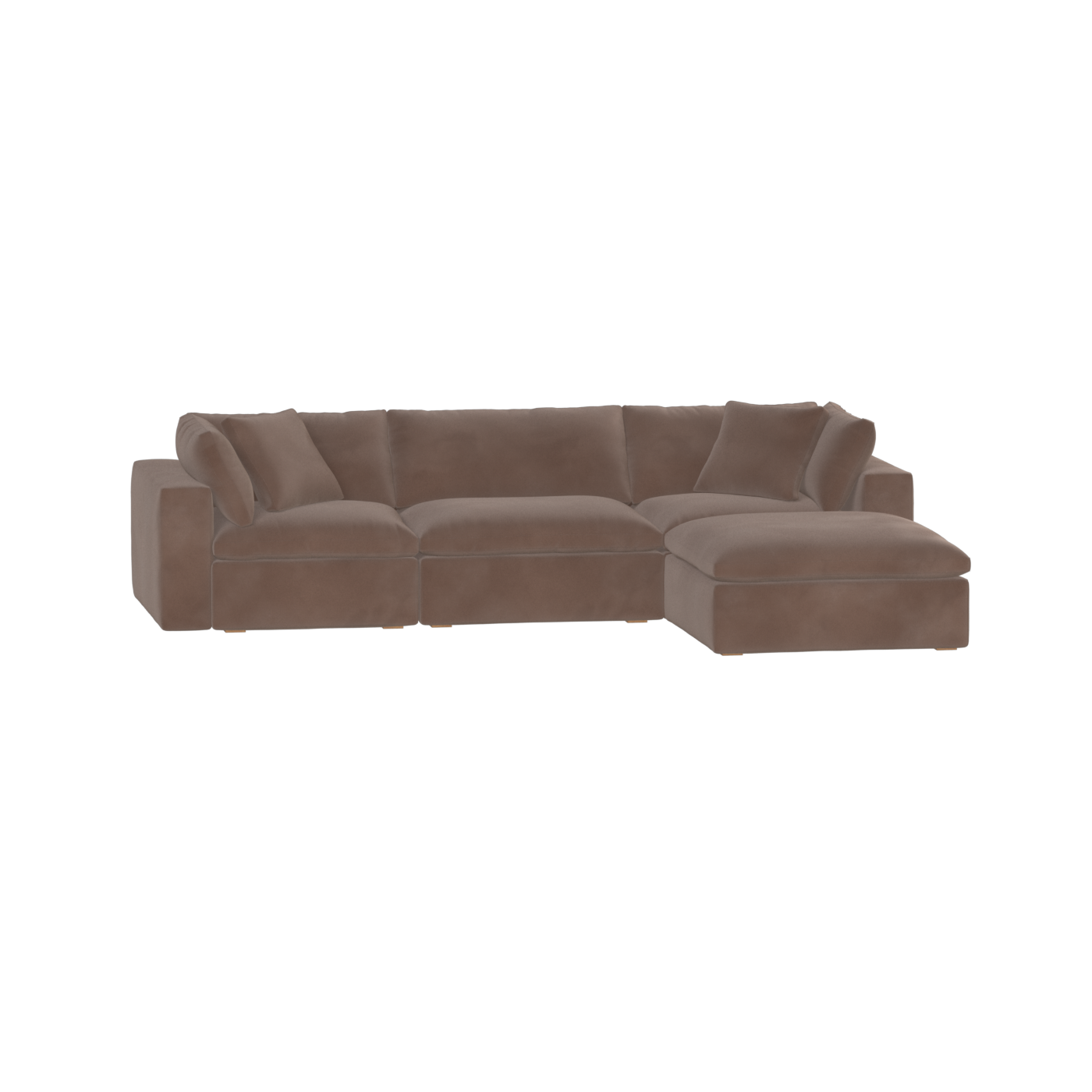 Ari three seater modular corner Sofa With Full Fabric Customisation