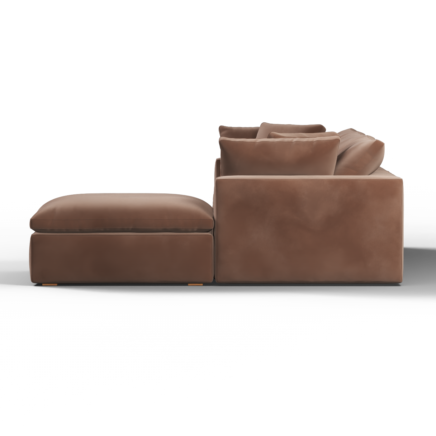 Ari three seater modular corner Sofa With Full Fabric Customisation