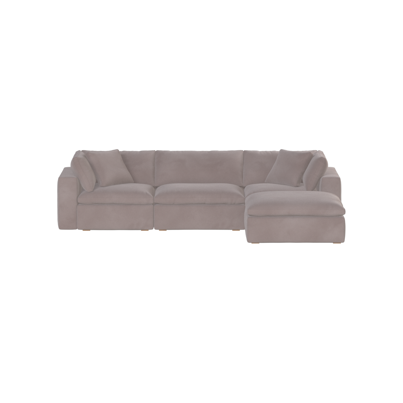 Ari three seater modular corner Sofa With Full Fabric Customisation