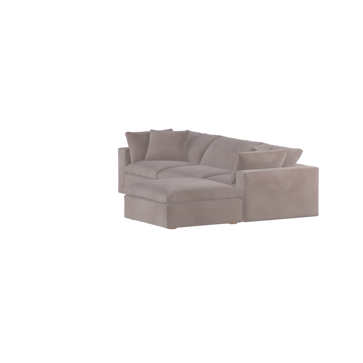 Ari three seater modular corner Sofa With Full Fabric Customisation