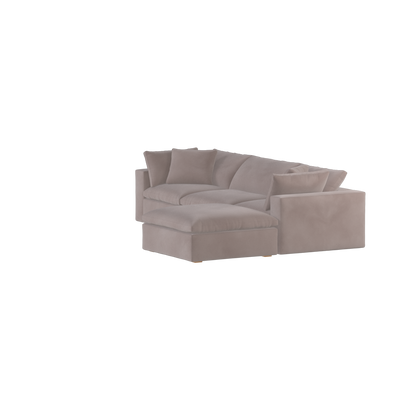 Ari three seater modular corner Sofa With Full Fabric Customisation