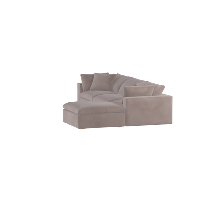 Ari three seater modular corner Sofa With Full Fabric Customisation