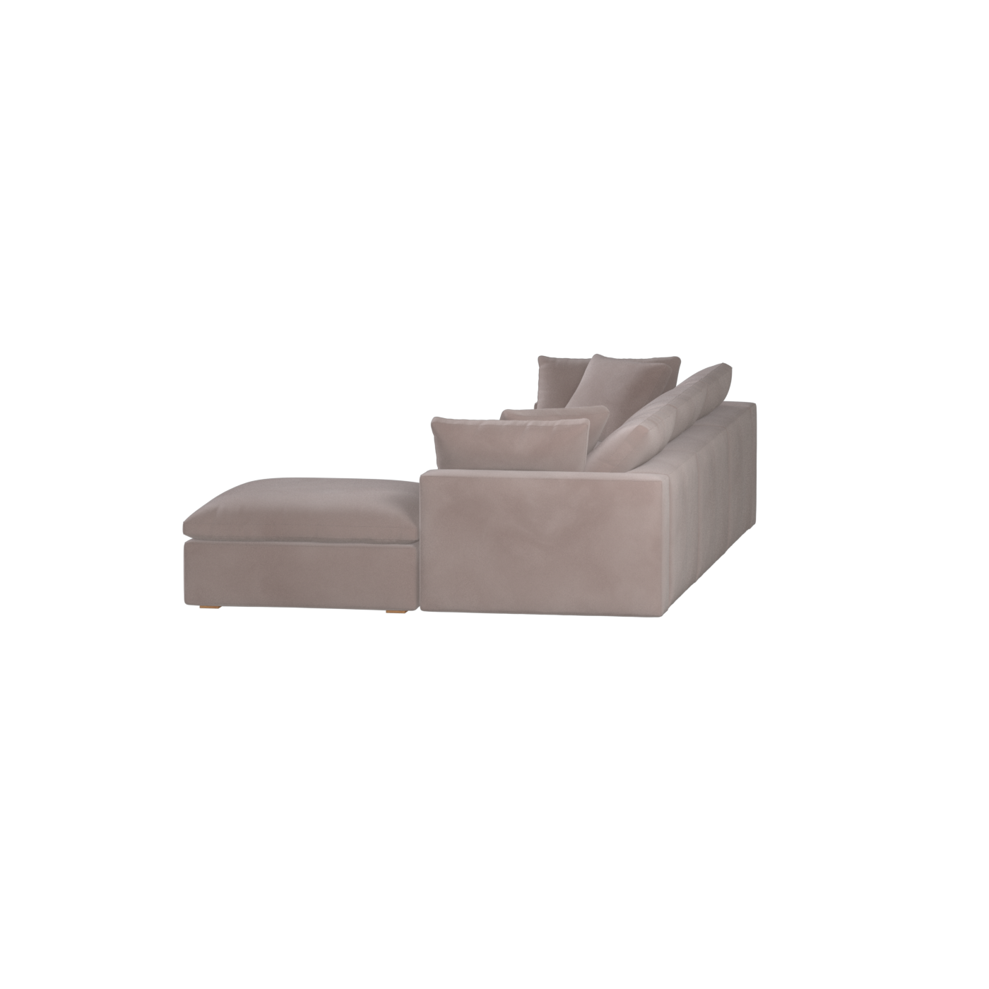 Ari three seater modular corner Sofa With Full Fabric Customisation