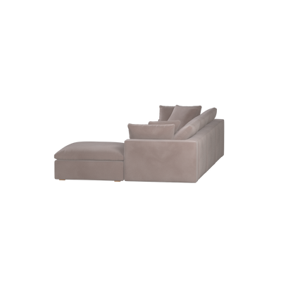 Ari three seater modular corner Sofa With Full Fabric Customisation