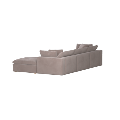 Ari three seater modular corner Sofa With Full Fabric Customisation