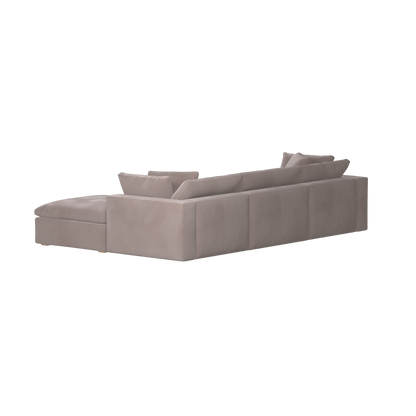 Ari three seater modular corner Sofa With Full Fabric Customisation