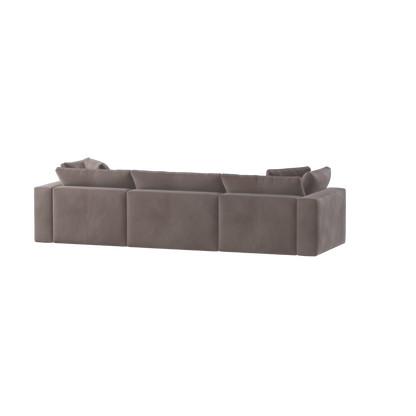 Ari three seater modular corner Sofa With Full Fabric Customisation
