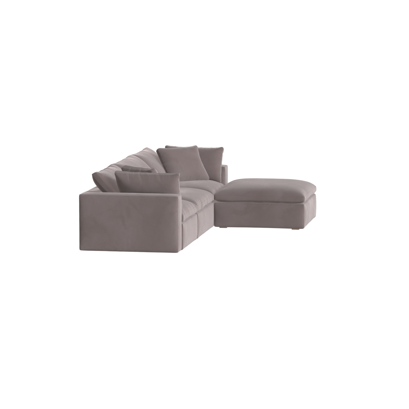 Ari three seater modular corner Sofa With Full Fabric Customisation
