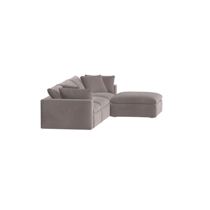 Ari three seater modular corner Sofa With Full Fabric Customisation