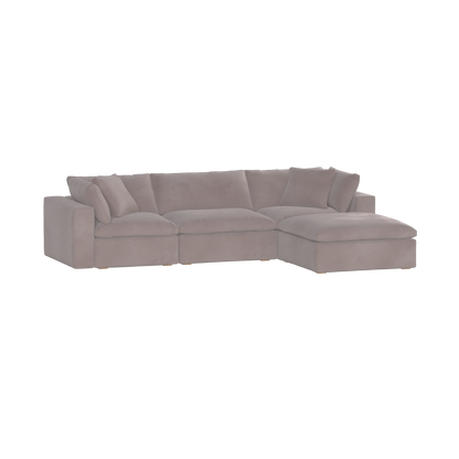 Ari three seater modular corner Sofa With Full Fabric Customisation