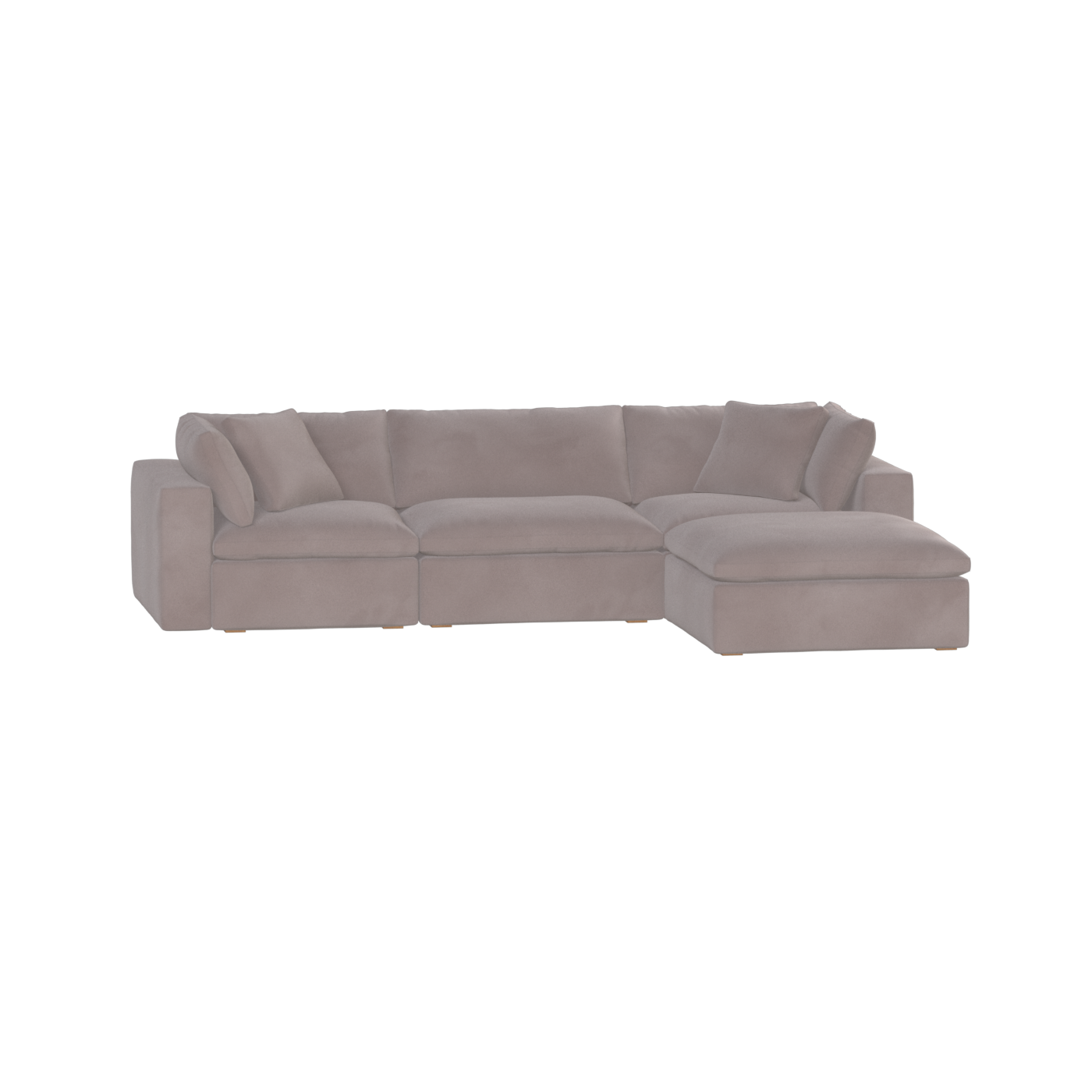 Ari three seater modular corner Sofa With Full Fabric Customisation