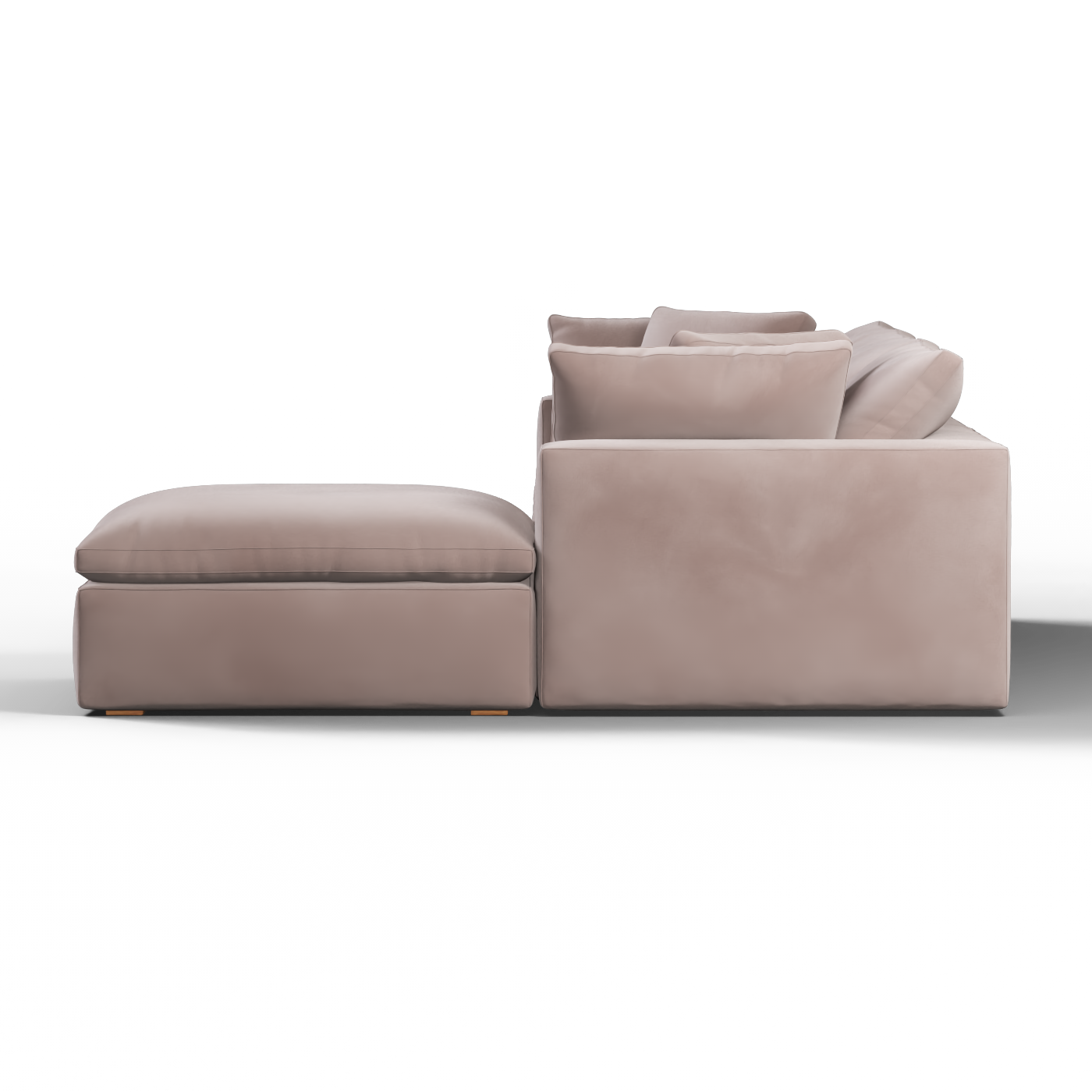 Ari three seater modular corner Sofa With Full Fabric Customisation