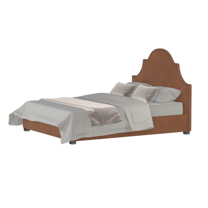 Ariana Double Bed with Elegant Headboard