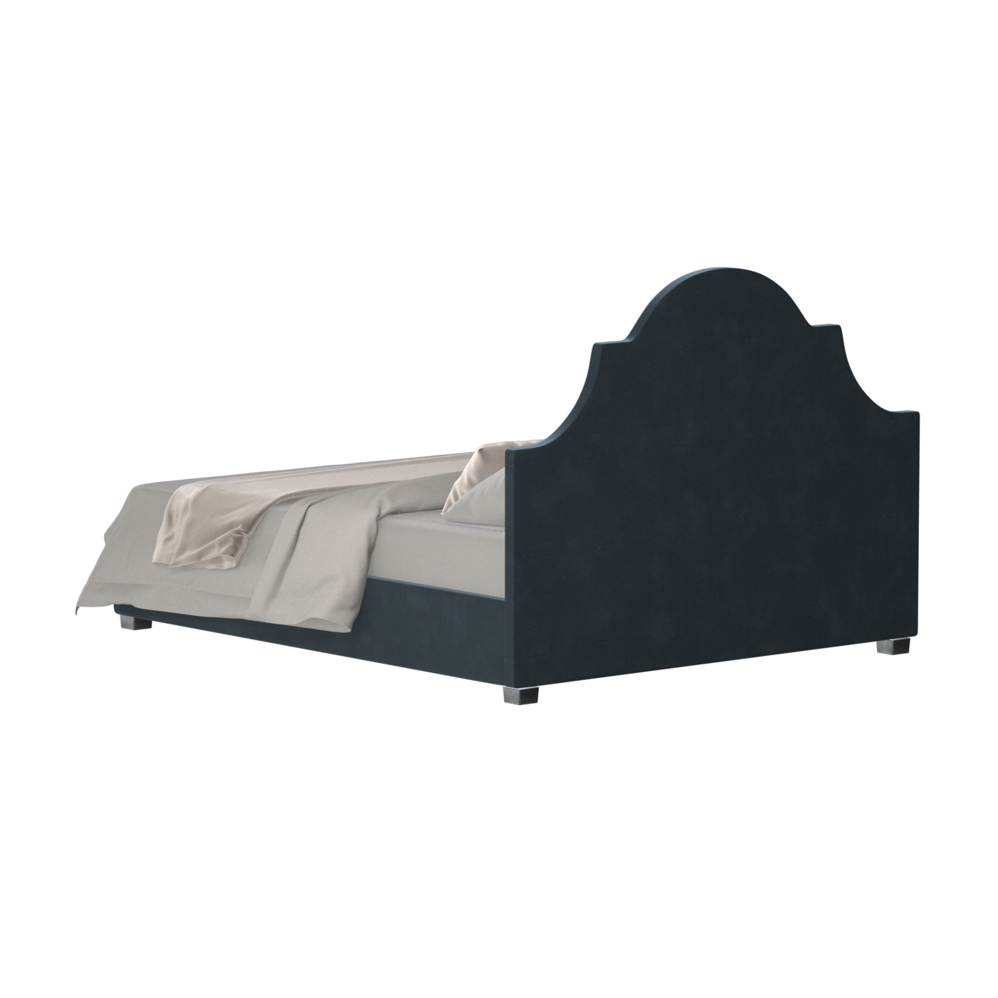 Ariana Double Bed with Elegant Headboard
