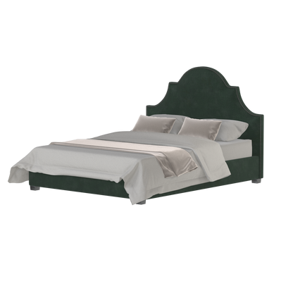 Ariana Double Bed with Elegant Headboard