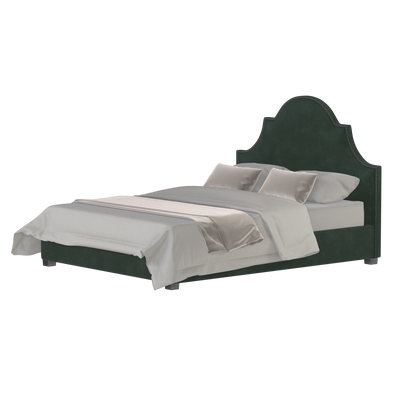 Ariana Double Bed with Elegant Headboard