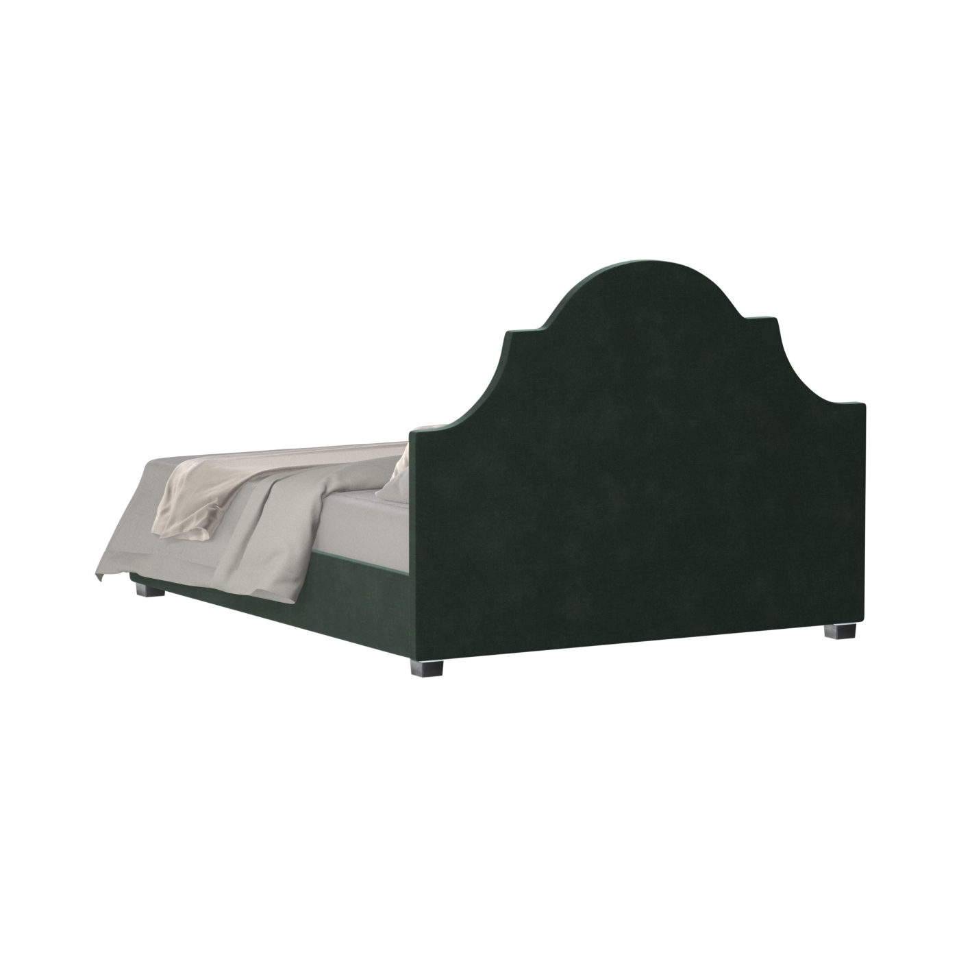 Ariana Double Bed with Elegant Headboard