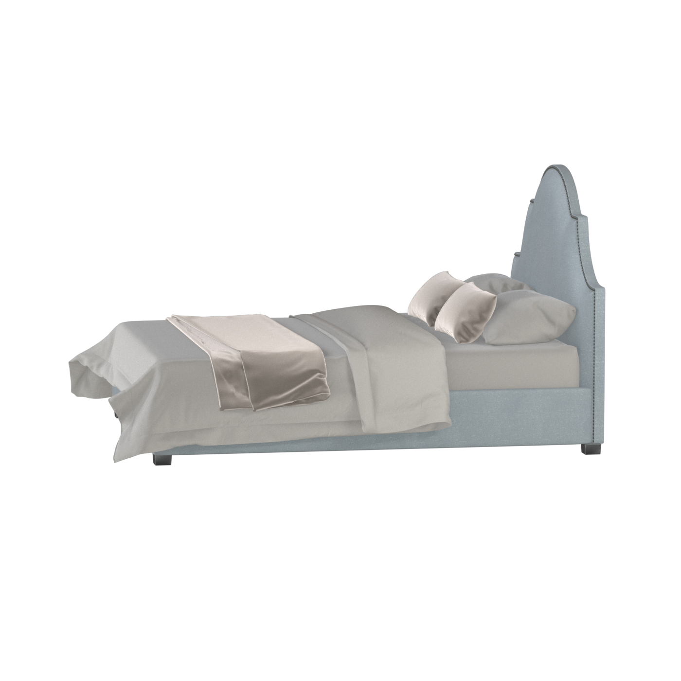 Ariana Double Bed with Elegant Headboard
