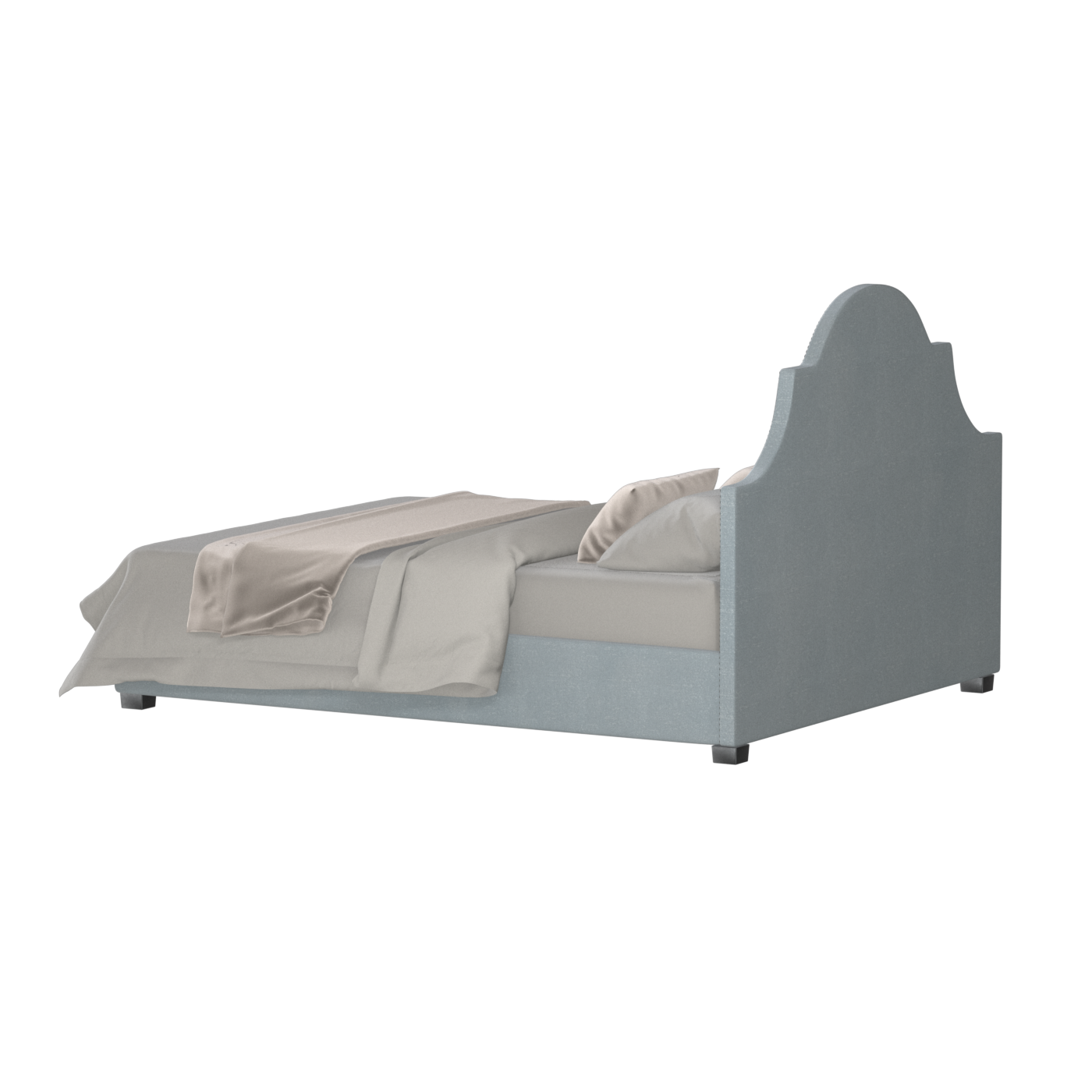 Ariana Double Bed with Elegant Headboard